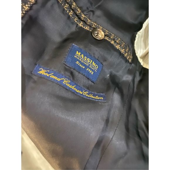 MASSIMO DUTTI HANDMADE OVERSIZED WOOL CHECK TARTAN COAT RARE Size 48/38 - Picture 6 of 9